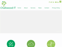Tablet Screenshot of chalkwoodit.co.uk